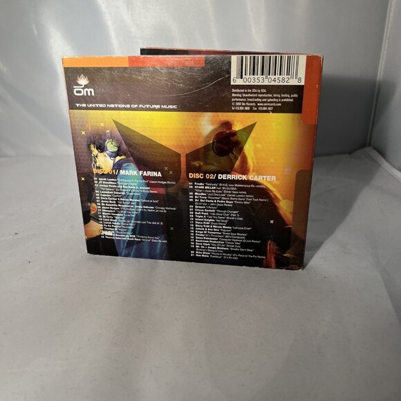 Live at OM by Mark Farina + Derrick Carter CD 2004 OM Records 2 Discs Tested - Picture 2 of 3
